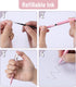 Mr. Pen- Diamond Cut Gel Pens, 5 Pack, Black Ink Gel Pens, Fast Dry, Retractable Gel Pens Fine Point 0.5mm, Retractable Pens, Cute Pens, Gel Ink P...