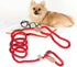 POPETPOP Nylon Dog Slip Training Leash Collar Rope for Pets Training (Red)...