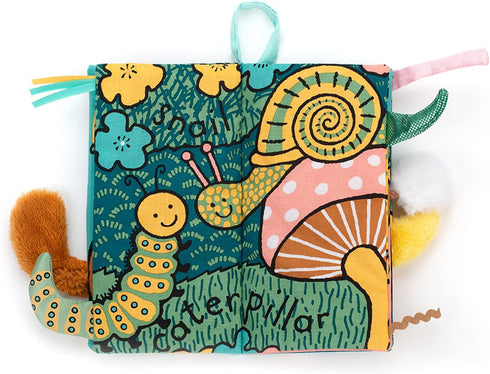 Jellycat Garden Tails Soft Fabric Book for Baby...