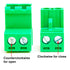 15 Set 5.08mm 2 Pin Male & Female Phoenix Type Connector No Soldering Green PCB Screw Terminal Block 2 Pole...