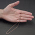 14kt Rose Gold Plated Sterling Silver 1.3mm Diamond-Cut Rope Chain Necklace Solid Italian Nickel-Free, 14-36 Inch...