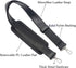 BEAULEGAN Bag Strap Replacement - Leather with Nylon - 51 Inch Long Adjustable for Crossbody/Shoulder, 1.5 Inch Wide (Black/Gold)...