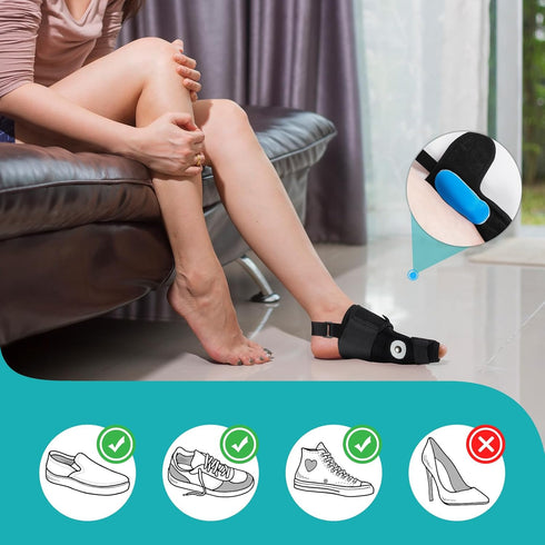 Bunion Corrector Women & Men Big Toe: 1 Pair Bunion Splint Brace - Adjustable Bunion Correction with Soft Gel - Bunion Pads for Pain Relief - Toe ...