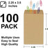 Coin Envelopes, 100 Pack Kraft Seed Envelopes, Small Parts Envelopes with Gummed Seal, 2.25 x 3.5 Inches...