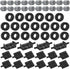 Tires Wheels and Axles Sets - 56 Pieces Brick Accessories Basic Classic Building Block Toys,Car Truck Wheels Parts...