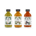 Queen Majesty 2OZ HOT SAUCE SAMPLER, Mini 2 oz - Jalapeño, Scotch Bonnet, Red Habanero/Award Winning Sauces - All Natural, Kosher, Vegan, Gluten F...