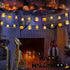 Halloween Lights Outdoor, 15FT Battery Operated Halloween Lights 30 LED 3D Ghost Tombstone Bat Pumpkin String Lights with Timer, 8 Lighting Modes ...