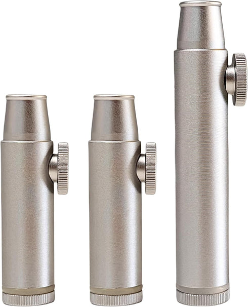 Kitchen Spice Racks Spice Dispenser Polished Aluminum (3 pieces)...