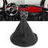 Qiilu Car Gear Shift Knob Boot Gearstick Gaiter Kit Gear Shift Knob Boot 50293173 Comfortable Touch Soft Dust Cover Replacement for 500C 2007 to 2...