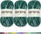 3 Pcs Pack with 5-Ply Acrylic Yarn, 3 Balls of 4.8Oz/135g Soft 3mm Medium Thick Colorful Yarn for Crocheting Knitting, 260 Yds/240m Crochet Blanke...