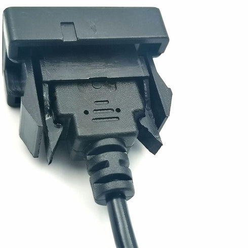 Car Dash Flush Mount USB Port Panel Extension Cable Adapter Compatible with to-yota Vios/ALTIS (35 24mm)...
