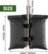 Weight Bags for Pop up Canopy Tent, 4PCS Leg Weights Sand Bags for Instant Outdoor Sun Shelter Canopy Legs, Heavy Duty Stability Sandbag Weighted ...