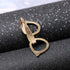 3 Pcs Metal Tie Clip Glasses Shape Tie Bar Clasp Mens Necktie Clip Pin for Anniversary Wedding Business Meeting...