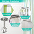 Creatyi Heavy Duty Closet Rod Brackets Closet Shower Curtain Rod Bracket Ceiling-Mount Brackets Closet Rod Holders Closet Pole Sockets Closet Rod ...