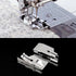 4 Pieces 1/4" (Quarter Inch) Sewing Machine Presser Foot with Edge Guide Quilting Presser Foot Parallel Guide Stitch Presser Foot for Low Shank Sn...