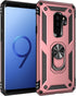 Military Grade Drop Impact for Samsung Galaxy S9 Plus Case 360 Metal Rotating Ring Kickstand Holder Magnetic Car Mount Armor Heavy Duty Protection...