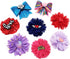 PET SHOW Dog Charms Flower Collar Accessories For Cat Puppy Collars Dogs Bowtie Grooming Pack of 8...
