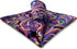S&W SHLAX&WING Multicolored Fuchsia Pink Blue Matching Pocket Square Only...