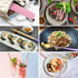 AARAINBOW 6 Pieces 18/8 Stainless Steel Flatware Set Portable Reusable Cutlery Set Travel Utensils Set Including Chopsticks Knife Fork Spoon Straw...