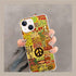 Aesthetic Vintage Hippie Peace Case Compatible with iPhone 15, Psychedelic Trippy Case for iPhone 15, Unique Trendy Design TPU Bumper Cover Case...