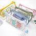 Stanaway Clear Pencil Bag Preppy- Chenille Varsity letter Cosmetic Bag Classy Waterproof Portable Transparent PVC Zipper Clutch Bag Pencil Bag for...