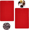 Chocolate Drops Silicone Mold Mini Round 148 Cavity Dog Treat Molds Non-Stick Gummy Candy Molds for DIY Chocolate Cookies Jelly Red 2 PCS...