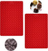 Chocolate Drops Silicone Mold Mini Round 148 Cavity Dog Treat Molds Non-Stick Gummy Candy Molds for DIY Chocolate Cookies Jelly Red 2 PCS...