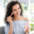 Nezylaf Mini Handheld Fan,Portable Fan Rechargeable with 3 Speeds,Travel Essential Summer Accessory for Women: Hand fan for, Makeup, Eyelash, and ...
