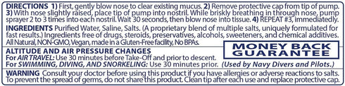 All Natural Preservative-Free Sterile Nasal Spray for Children - Fast Relief Nasal Spray - for Sinus Allergies & Congestion | 130 Sprays, 18 ml...