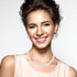 Faux Pearl Jewelry Set Simulated Pearl Necklace Bracelet Earrings for Women Birthday Christmas Gift...