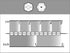 SCARA 600 pcs Czech Glass Beads 0.16 inch (4mm), Bracelet Making Kit, Beads for Bracelets, Bead Kit, Beads for Jewelry Making, Opaque Coral Red...