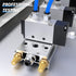 TAILONZ PNEUMATIC 300M 4-Position Manifold 4V310-10 3/8 Inch Solenoid Valve Base Manifold Solenoid Valve Base With Accessories...