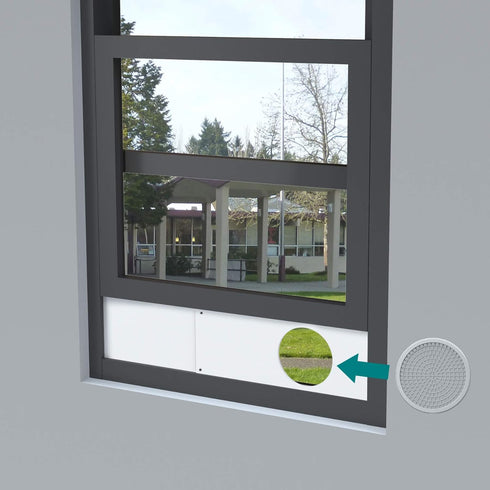 Daisypower Portable Air Conditioner Window Kit, Adjustable Seal Panels for Portable AC Hose with 5" Diameter, Window Vent Kit for Sliding Windows...