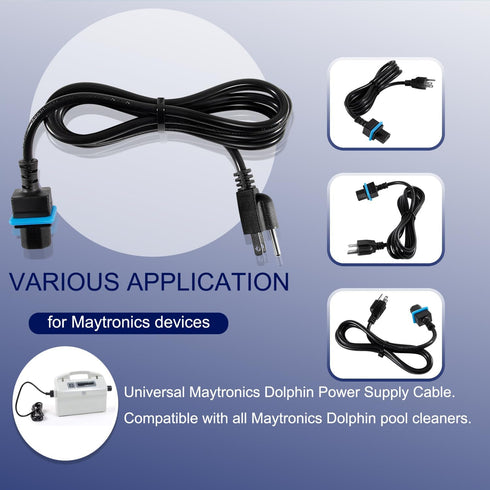 58984402LF Power Cord Replacement for Maytronics Dolphin Pool Cleaners Power Supply Devices - 10 Amps 125 Volts...