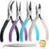 Jewelry Pliers Set Jewelry Making Tools includes Needle Nose Pliers Round Nose Pliers Round Nose Pliers Bent Nose Pliers Wire Cutter for Jewelry M...