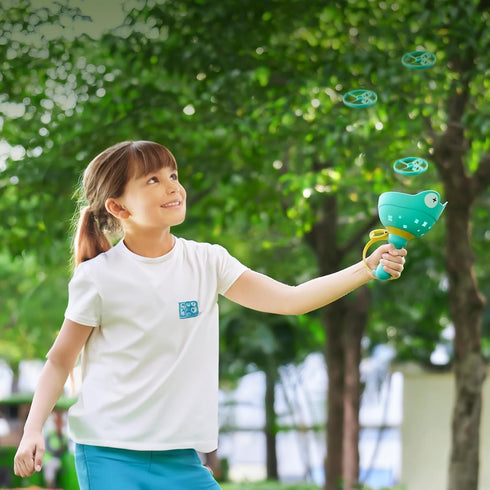 Outdoor Flying Disc Launcher Toy (2PCS): Outside Catching Games for Kids Ages 4-8, Fun Toddler Toy for 3 4 5 6 7 8 Years Old Boys Girls, Creative ...
