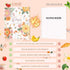 Blank Recipe Book to Write in Your Own Recipes Recipe Journal 7.5×8.3 Inches with Stickers for Gifts Ideas for Women Wife Mom 120 Pages, Blooming ...
