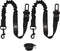 PawSafe Dog Car Seatbelt - Retractable, Adjustable, Elastic, Heavy Duty & Durable Car Seatbelt for Pets - 2 Belts & 1 Compact Travel Bowl Combo (B...