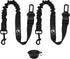PawSafe Dog Car Seatbelt - Retractable, Adjustable, Elastic, Heavy Duty & Durable Car Seatbelt for Pets - 2 Belts & 1 Compact Travel Bowl Combo (B...