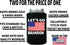 Rogue River Tactical Funny Neoprene Lets Go Brandon Collapsible Beer Can Bottle Beverage Cooler Sleeves 2 Pack...