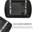 Sun Visor Mirror Clip on, Silence Shopping Car Makeup Vanity Mirror Car Cosmetic Mirror Sun-shading Mirror Black Auto Supplies 11cm/4.3''x7cm/2.7'...
