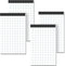 Graph Paper Pads 4 Pack Grid Paper Pad 5x8 White Note Pads 2x2 Squares Per Inch Writing Pad Perforated Lined Grid Notebook 50 Sheets Paper Pads Sm...