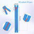 Bewudy 20 Pcs 8inch Zippers for Sewing, Resin Zipper, 10 Color Colourful Zippers with Lifting Ring Quoit, Supplies Zippers for DIY Sewing Craft Ta...