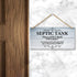 TOARTI Bathroom Quote Wood Sign-12.5x25cm,Toilet Rule Wooden Plaque Hanging Wall Art, Septic Tank Toilet Notes Hanging Bathroom Restroom Door Deco...