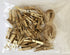 DurReus Small Wooden Clips Cute 1.5 Inch Clothespin Photo Paper DIY Craft Holder with Jute Twine Gold Pack 50...