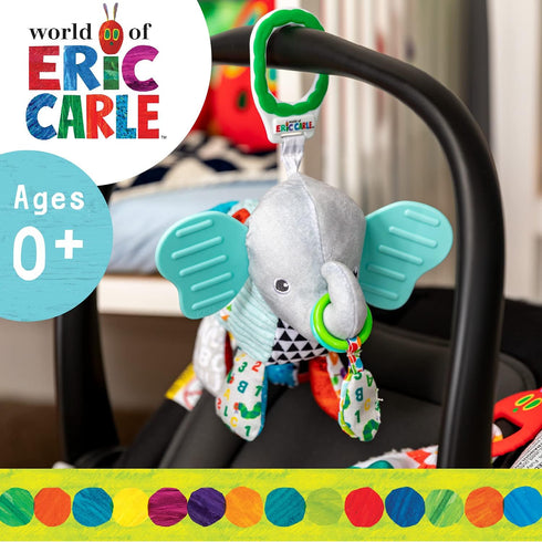 World of Eric Carle Elephant On the Go Developmental Activity Toy, 14”...