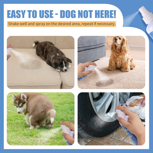 Dog Stay Away Spray - 8 oz Secure Pet Spray - Dissuade Undesirable Peeing - Effective Dog Training Solution - Not Here Canine Spray...