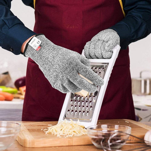 Cut Resistant Gloves Food Grade Level 5 Hand Protection,Kitchen Cut Gloves (Small(palm Diameter 2.80-3.35inch))...