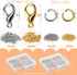 1640 Pcs Lobster Clasps and Open Jump Rings Set, 2 Colors 12mm Lobster Claw Clasps with 7 * 5mm Jump Rings, Lobster Clasps Jewelry Kit for DIY Jew...