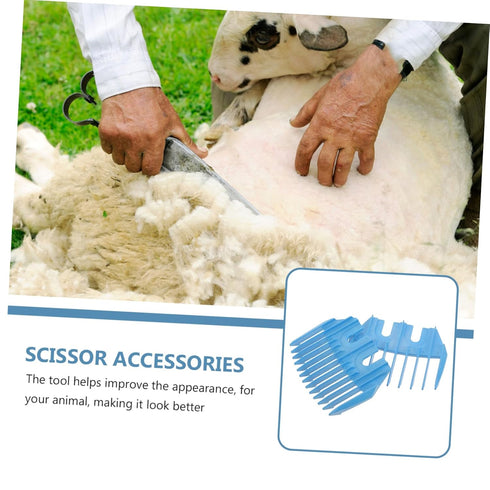 2pcs Electric Wool Shears Accessories Goat Trimmer Electric Razor Shaver Guide for Sheep Clipper Guide for Sheep Grooming Shaver Guide Clippers Pl...